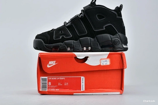  (2018) More Uptempo 414962-004 Black Reflective Air 0321